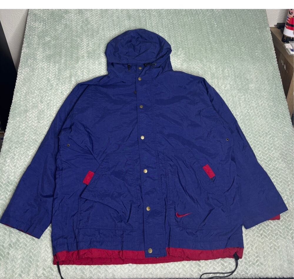 Vintage 90s Nike Blue Red Jacket